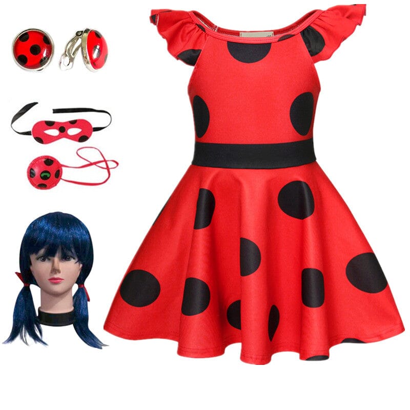 Vestido Fantasia Infantil Lady Bug