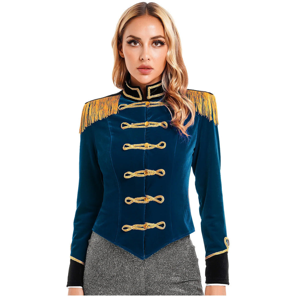 Women's Ringmaster Circus Jacket with Long Sleeves