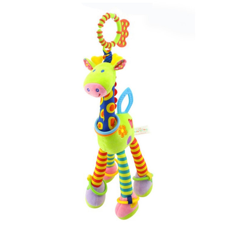 Plush Giraffe – Teether Rattle