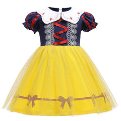 Vestido Fantasia Branca de Neve Infantil