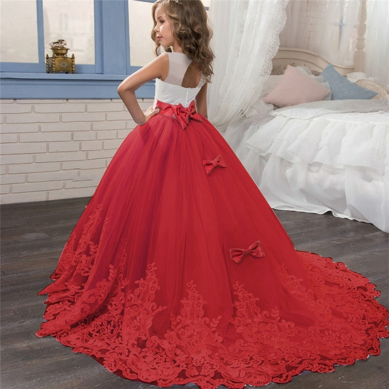 Princess Dress for Girls/Teens with Long Train