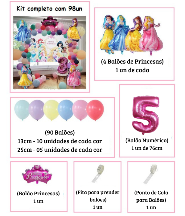 Disney Princess Birthday Party Kit