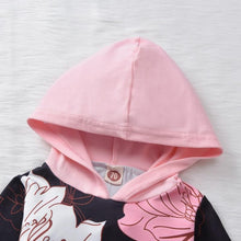 Carregar imagem no visualizador da galeria, Conjunto Floral com Listras - Tamanhos de 0 a 2 anos
