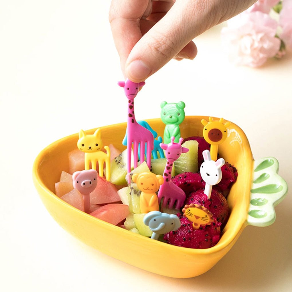 Surprise Lunchbox Kit for Kids: Animal Forks