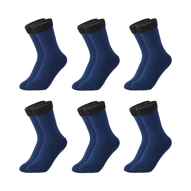 Kit with 6 Pairs of Women's Thermal Socks