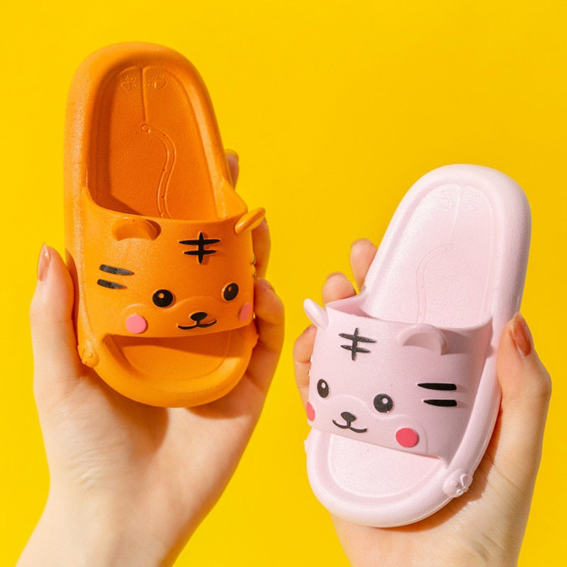 Cloud Kitten Kids Flip-Flops