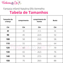 Carregar imagem no visualizador da galeria, Fantasia infantil Natalina Elfo Vermelho
