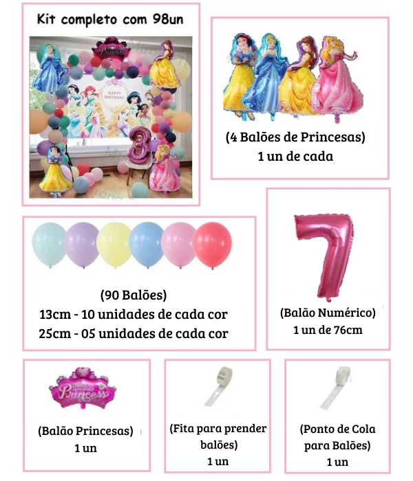 Disney Princess Birthday Party Kit
