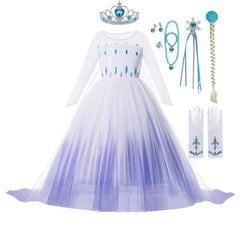 Vestido Fantasia Infantil Frozen 2 - Completo