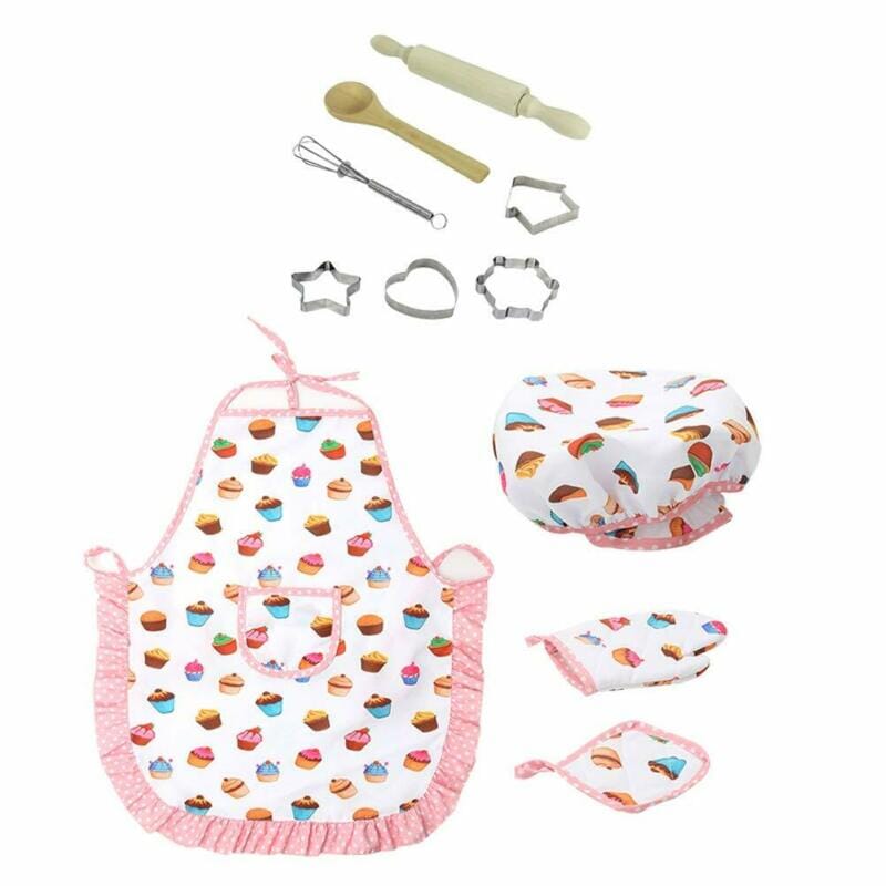 Kids Costume MasterChef Profession – Kitchen Apron with Accessories – Girl
