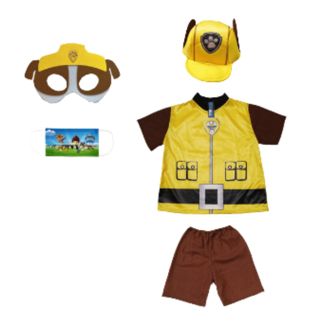 Paw Patrol Rubble Costume + Mask