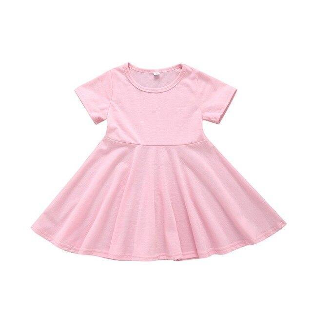 Basic A-line Dress with Sleeves
