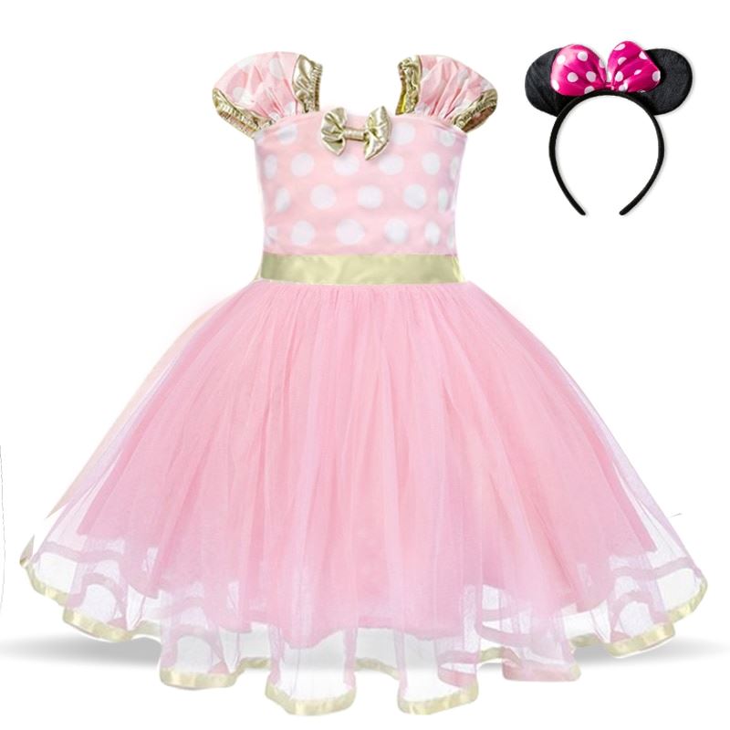 Minnie Mouse Full Pink Costume Dress – Kids