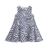Irregular Striped Dress