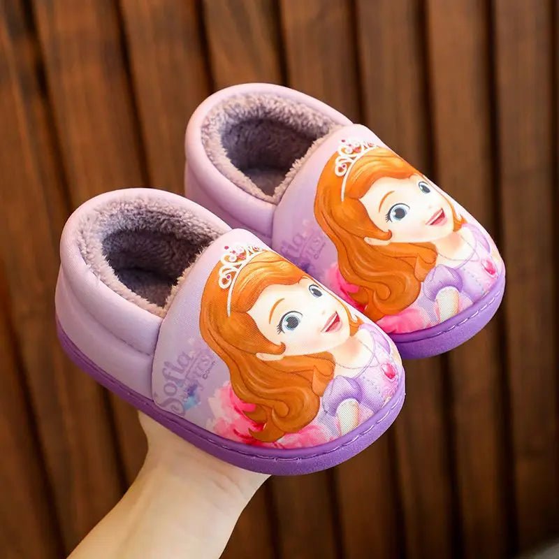 Kids slippers Princess Elsa and Princess Sofia