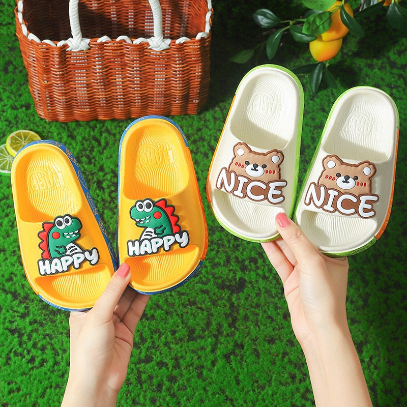 Dino Happy Kids' Flip-Flops