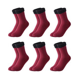 Kit with 6 Pairs of Women's Thermal Socks