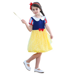 Vestido Fantasia Branca Neve infantil