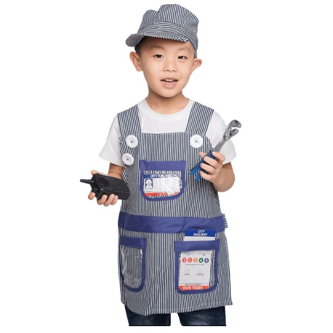 Kids Train Engineer Costume + Accessories