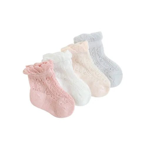 4-PACK de Meias de Bebê | Infantil #Toddlers Tam: RN-5 anos