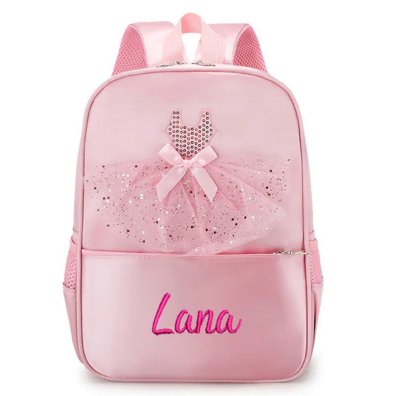 Personalized Ballerina Backpack with Name