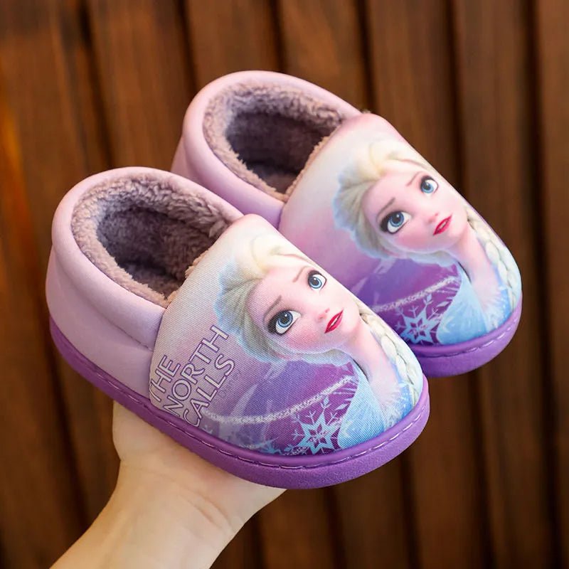 Kids slippers Princess Elsa and Princess Sofia