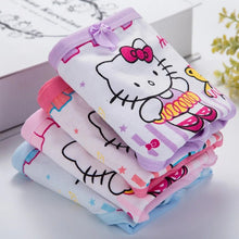 Carregar imagem no visualizador da galeria, 4-Pack Calcinhas Infantis #HelloKitty 100% Algodão Tam: 2-10 anos
