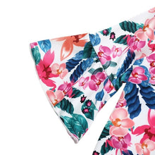 Carregar imagem no visualizador da galeria, Body Floral com Faixa - Tamanhos de 0 a 2 anos
