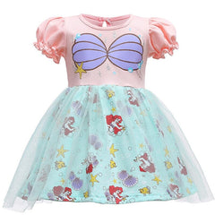 Vestido Princesa Ariel Pink Infantil