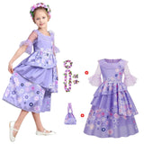 Costume Dress Isabela Madrigal Encanto + Accessories
