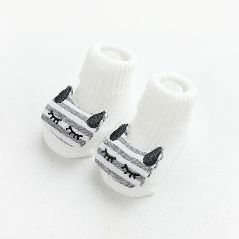 Zoo Baby Socks 100% Cotton Newborn-3 Years Toddlers Buy 4 Get 3