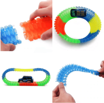 Magic Light-Up Track Cart – Super Cart