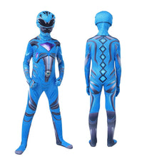 Upload image to gallery viewer, Power Rangers Movie Costume - Blue Ranger Cosplay 
