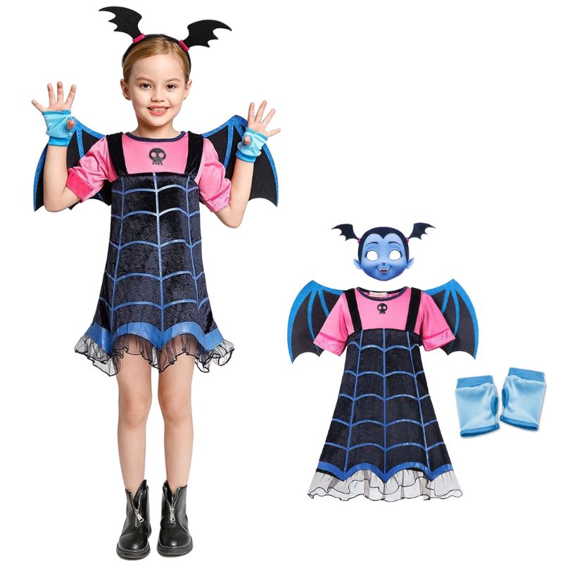 Original Vampirina Costume for Kids with Wings, Gloves, and Mask – Disney
