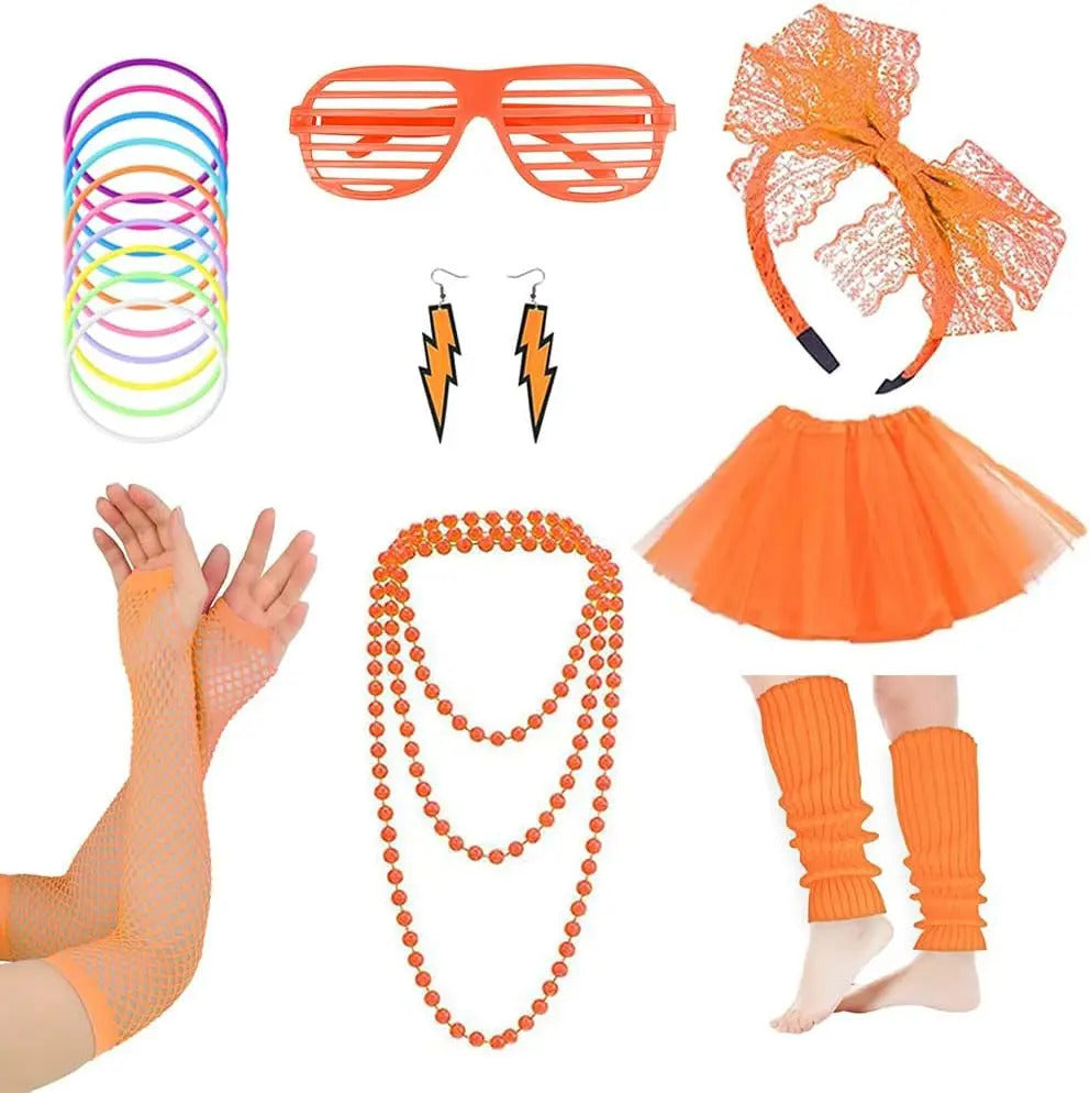 Women's 80s Vintage Accessories Kit – New Wave Style