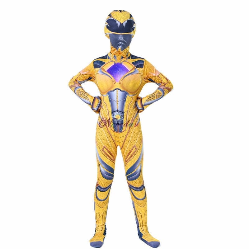 Power Rangers Movie Costume – Yellow Ranger Cosplay