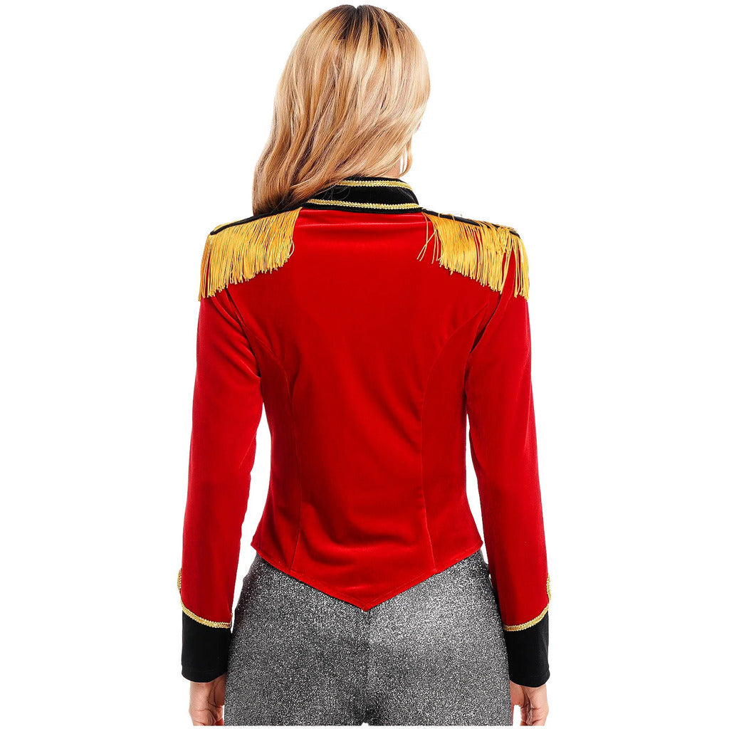 Women's Ringmaster Circus Jacket with Long Sleeves