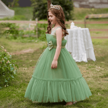 Carregar imagem no visualizador da galeria, Vestido em Tule de Festa Infantil Aniversário e Baile
