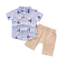 Carregar imagem no visualizador da galeria, Conjunto Summer Avião - Tamanhos de 6 meses a 4 anos
