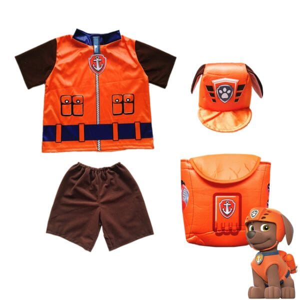 Paw Patrol Zuma Costume and Backpack