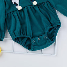 Upload image to gallery viewer, Leopard Print Casual Bodysuit with Pom Pom - Sizes 0 to 2 years 
