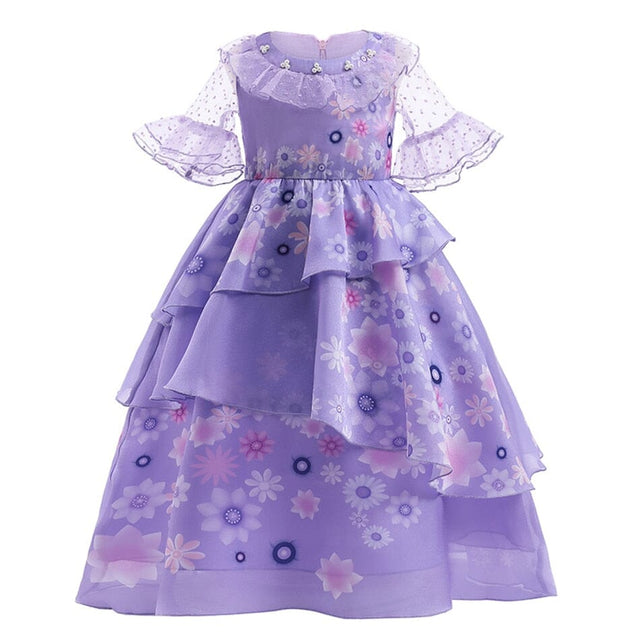 Vestido Fantasia Isabela Madrigal - Encanto