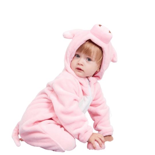 Kids Animal Pig Costume Jumpsuit
