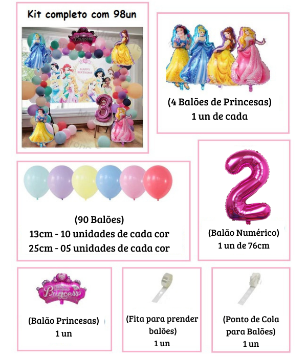 Disney Princess Birthday Party Kit