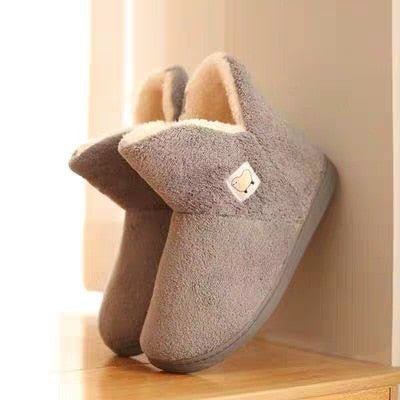 Plush High-Top Slippers