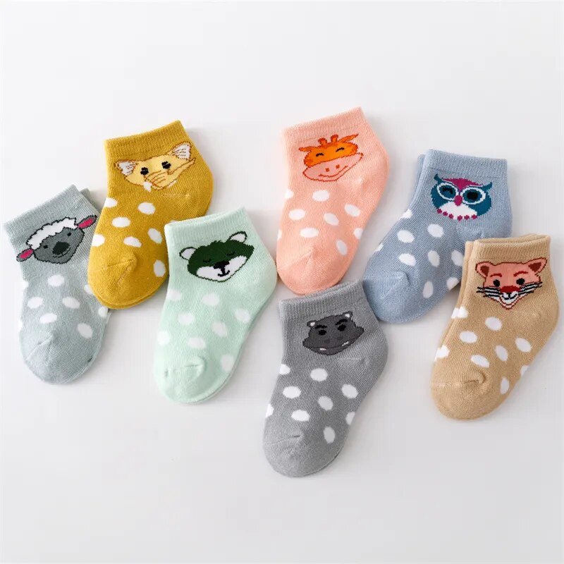 Kit with 7 Pairs of Baby Socks