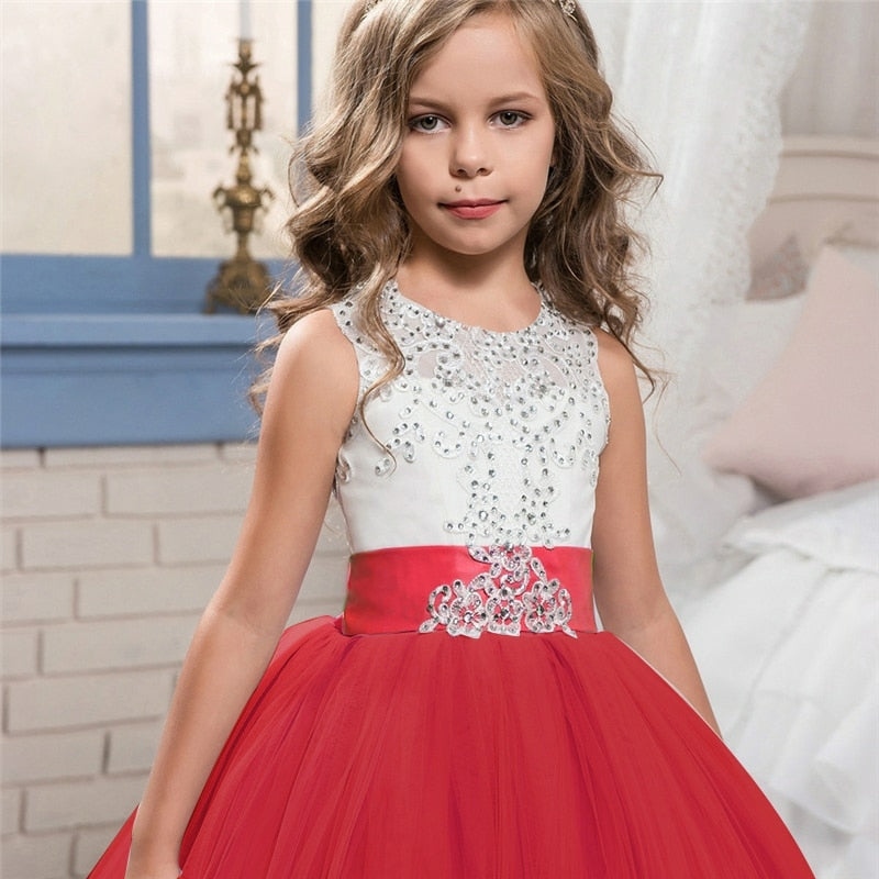Princess Dress for Girls/Teens with Long Train