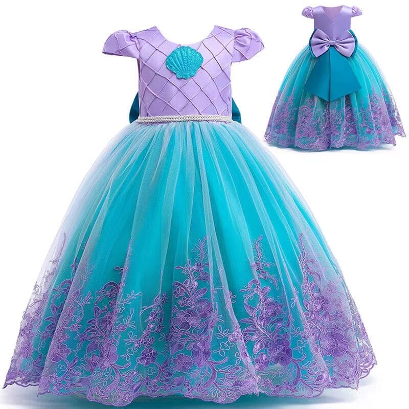 Princess Ariel Costume Dress – Super Deluxe – Kids