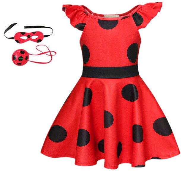 Vestido Fantasia Infantil Lady Bug