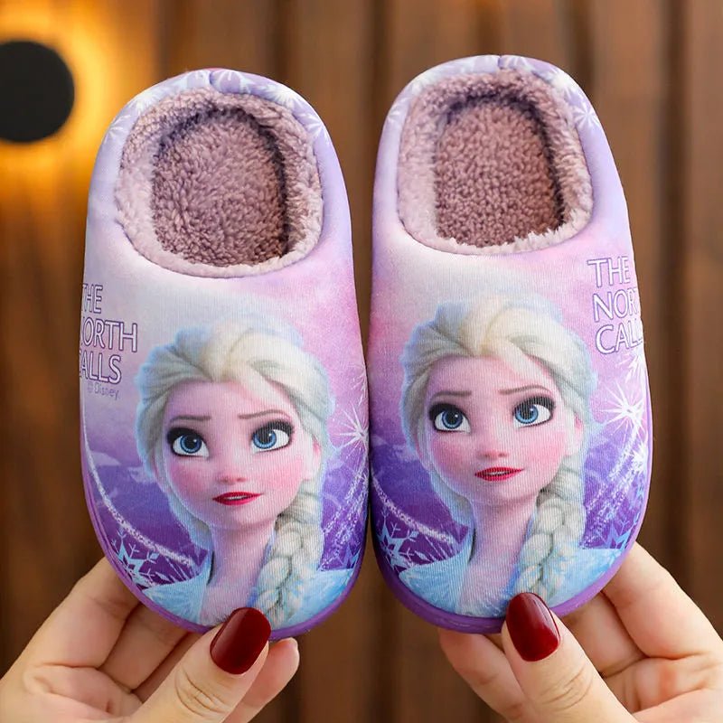 Kids slippers Princess Elsa and Princess Sofia
